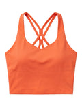 Coral Sculpt Cross-Back Active Top