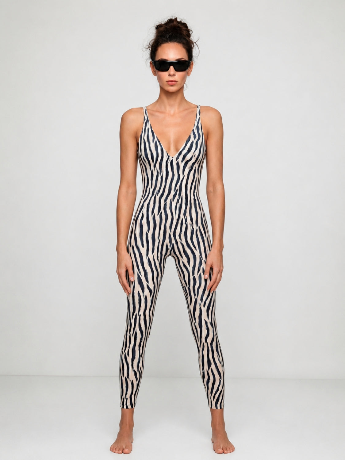Zebra Open-Back Suit