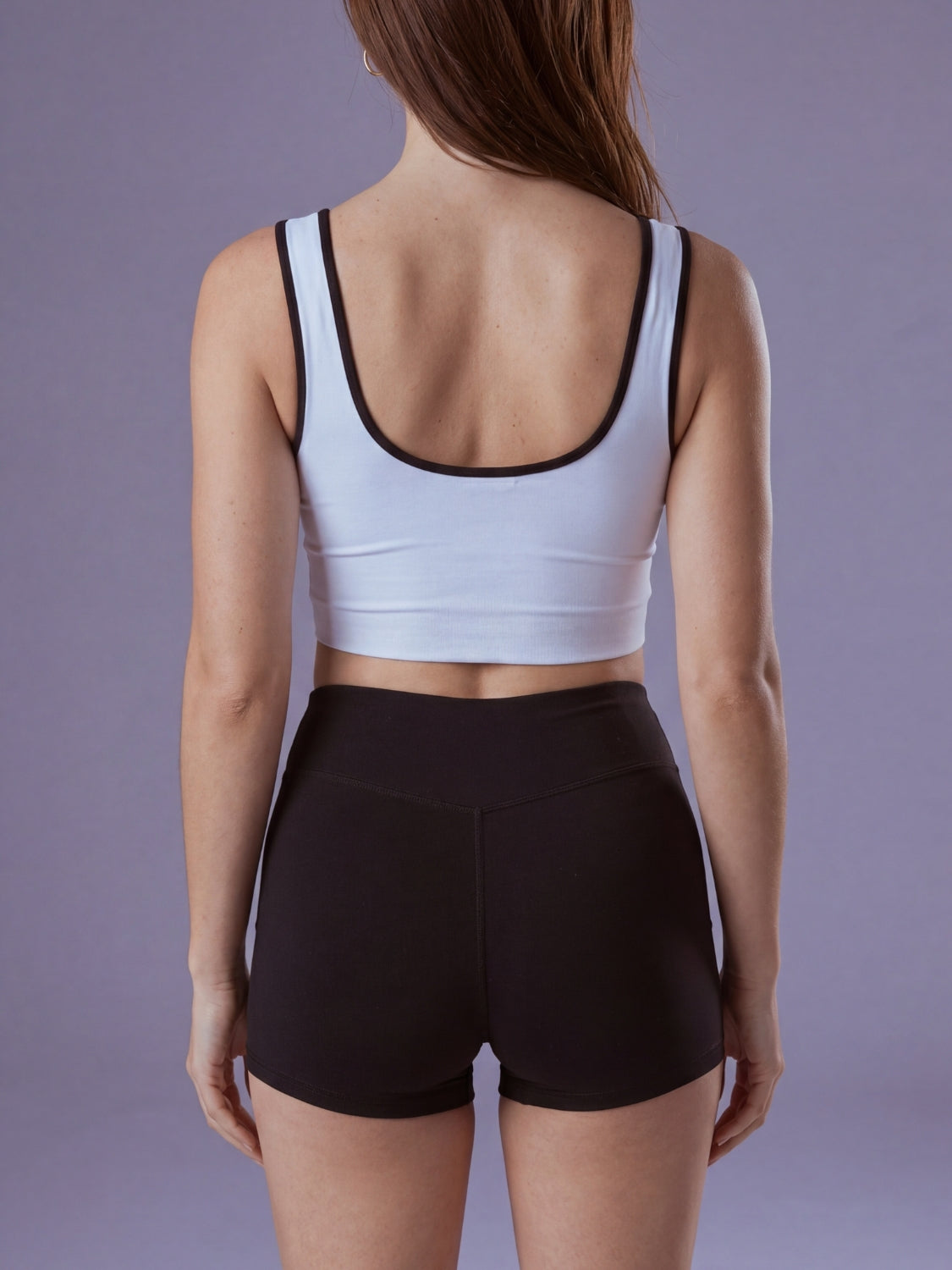 Black Sculpting Mini Shorts