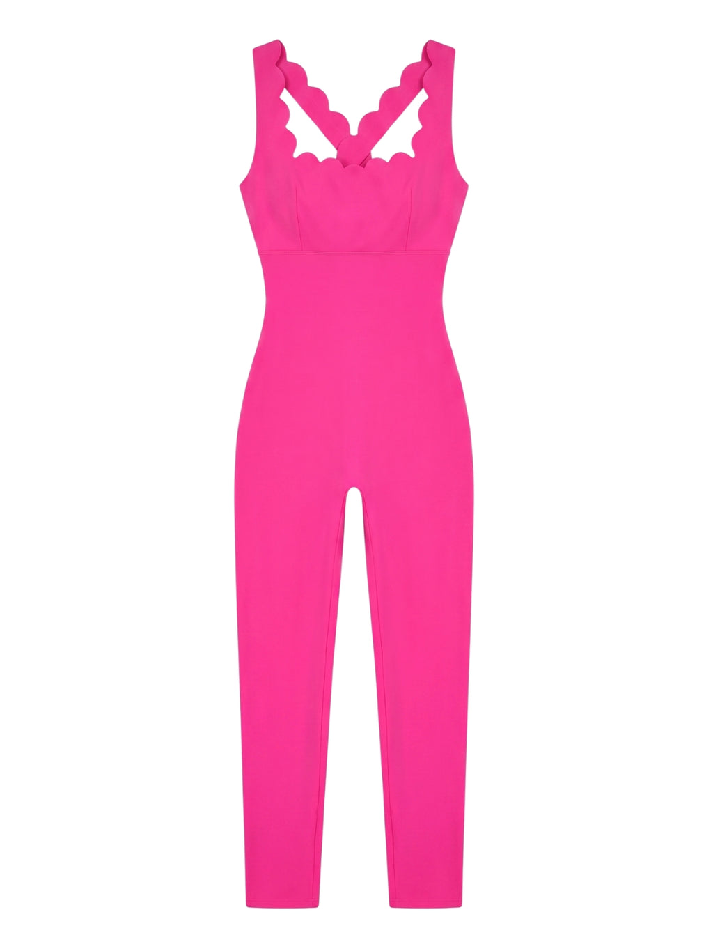 Blush Sculpt Cross-Back Jumpsuit