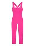 Blush Sculpt Cross-Back Jumpsuit