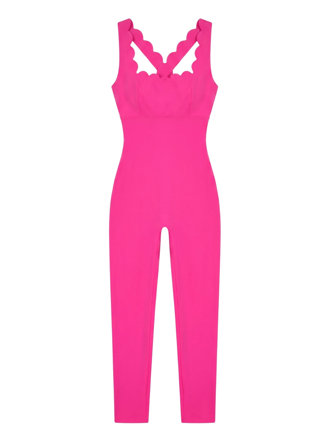 Blush Sculpt Cross-Back Jumpsuit