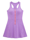 Lilac Zip Dress