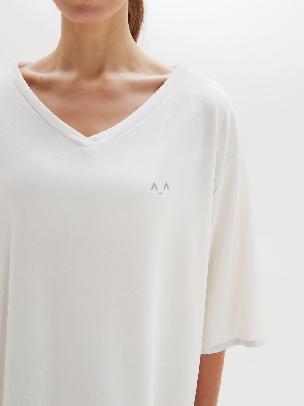 Cupro-Touch Oversized Tee