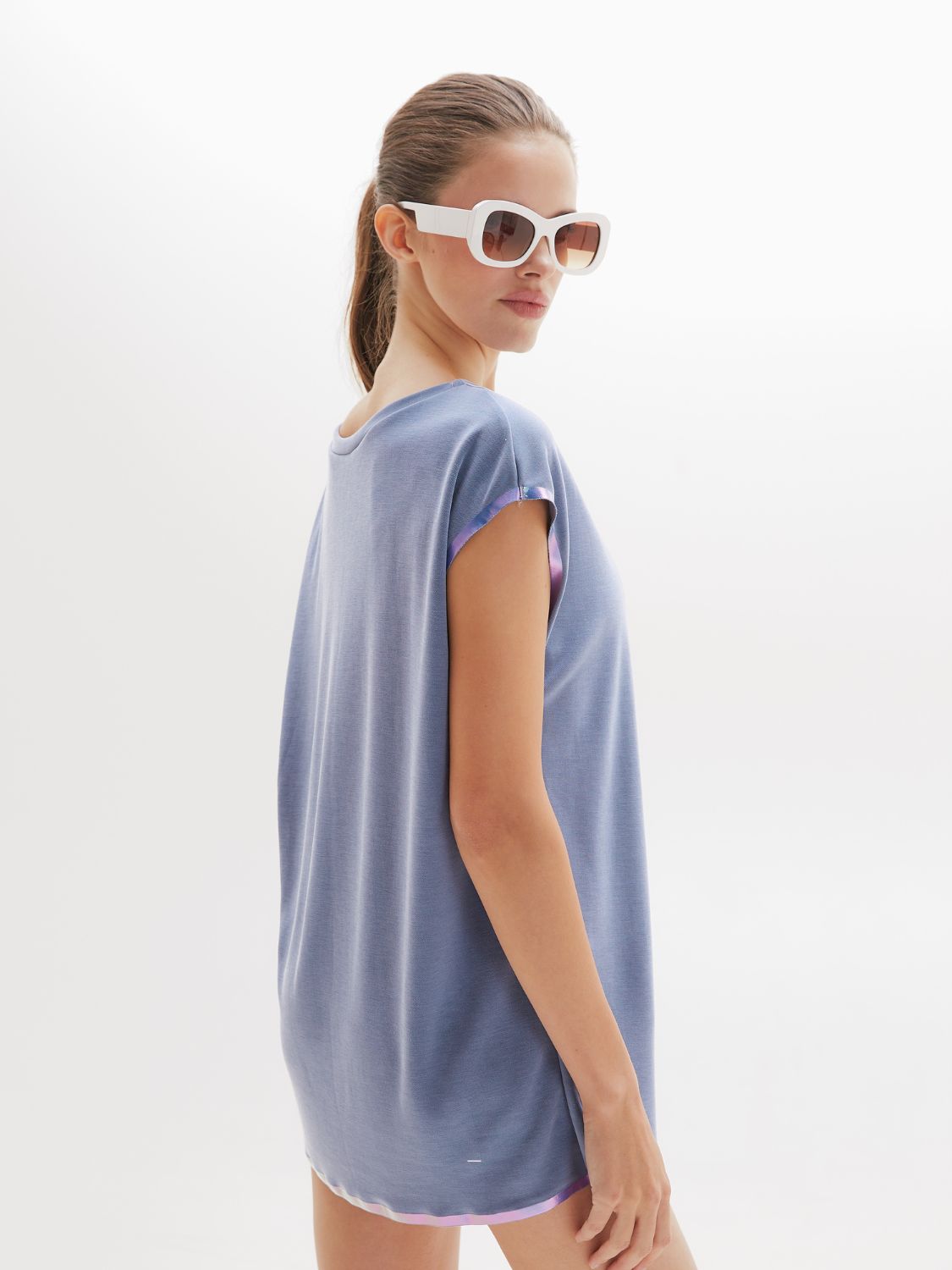 Relaxed Boatneck Tee