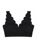 Waves Black Sports Bra