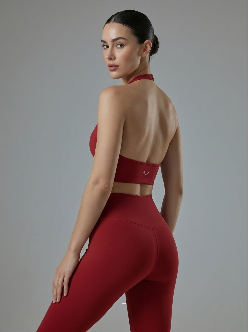 Scarlet Sculpt Halter Bra Top