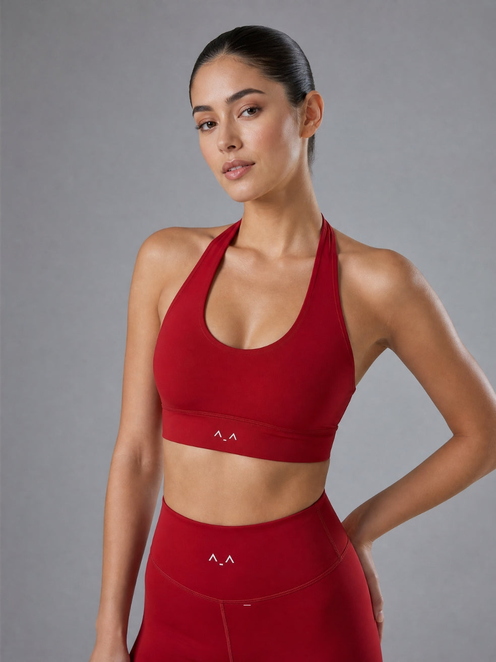 Scarlet Sculpt Halter Bra Top
